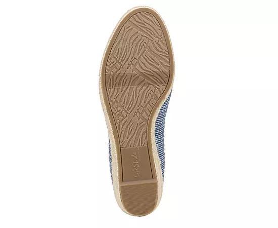 LifeStride Kamilla Women's Espadrille Wedges, Size: 11 Wide, Black Product Image