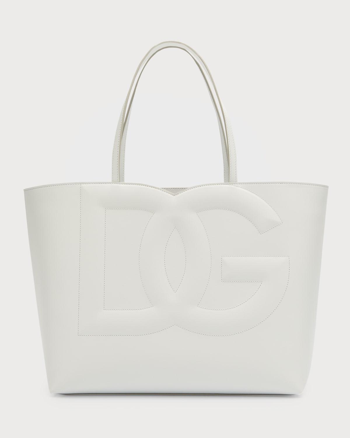 DG Logo Leather Tote Bag Product Image