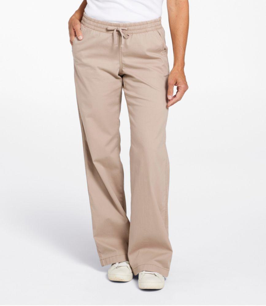 
                            Lakewashed Pull-on Chinos, Mid-Rise Wide-Leg
                         Product Image