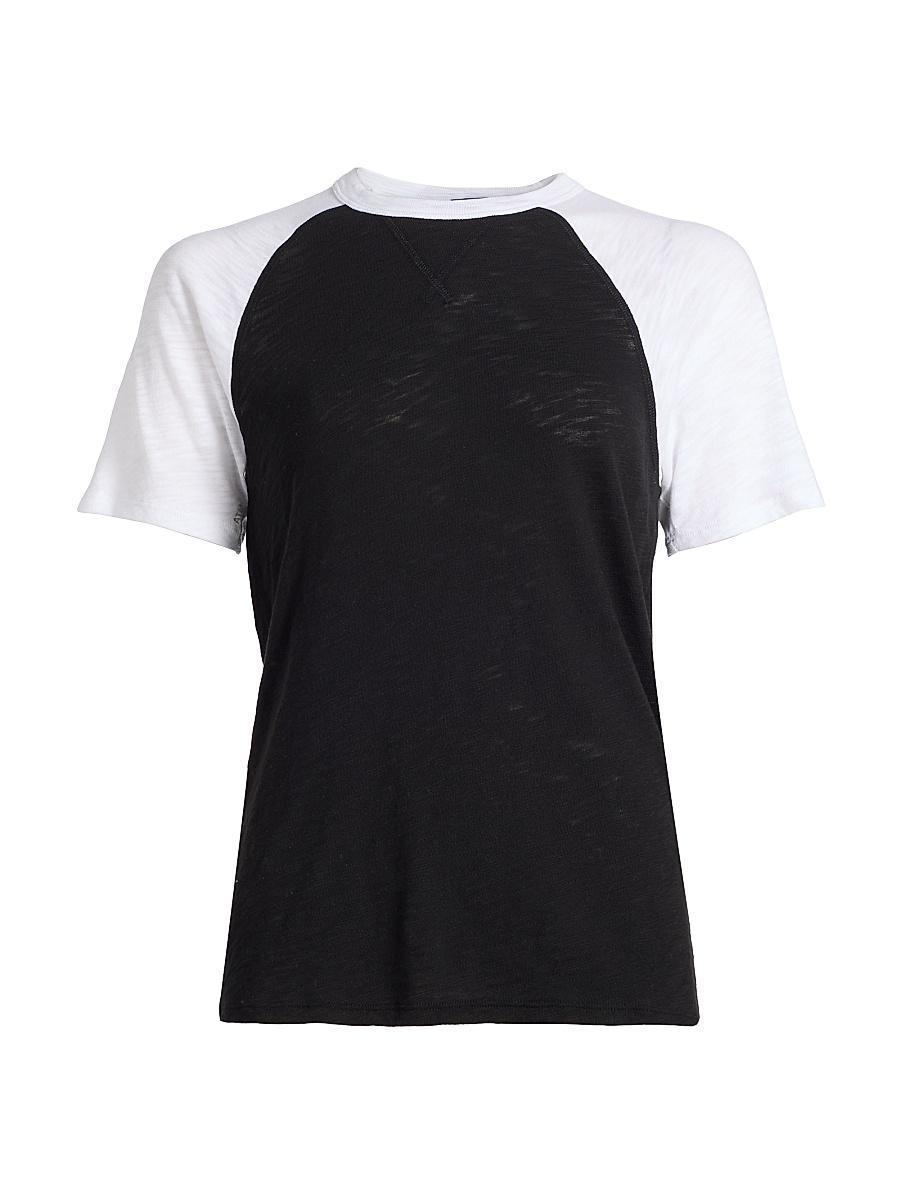 Womens Slub Jersey Schoolboy Baseball T-Shirt Product Image