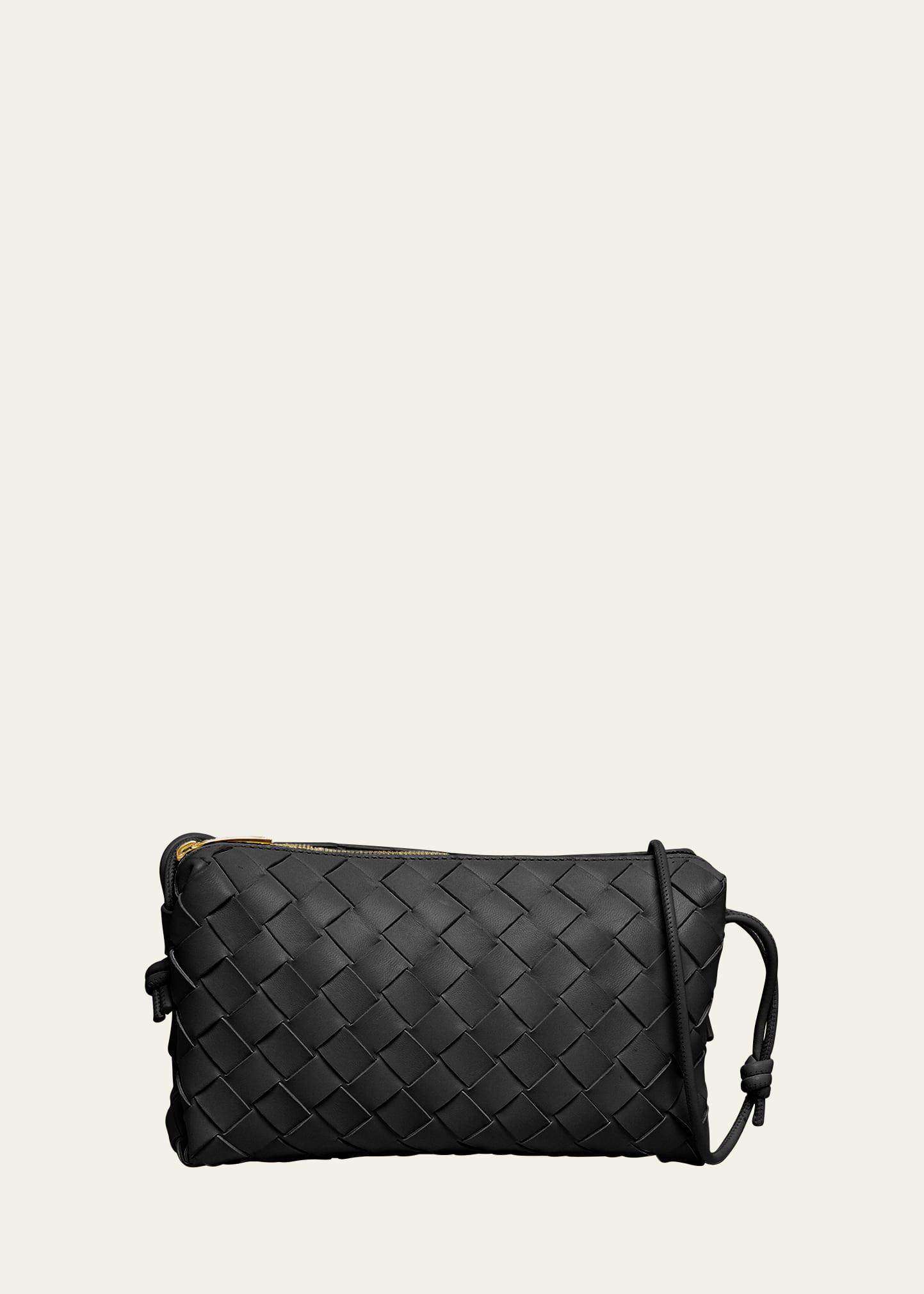 Womens Mini East-West Intrecciato Leather Shoulder Bag Product Image