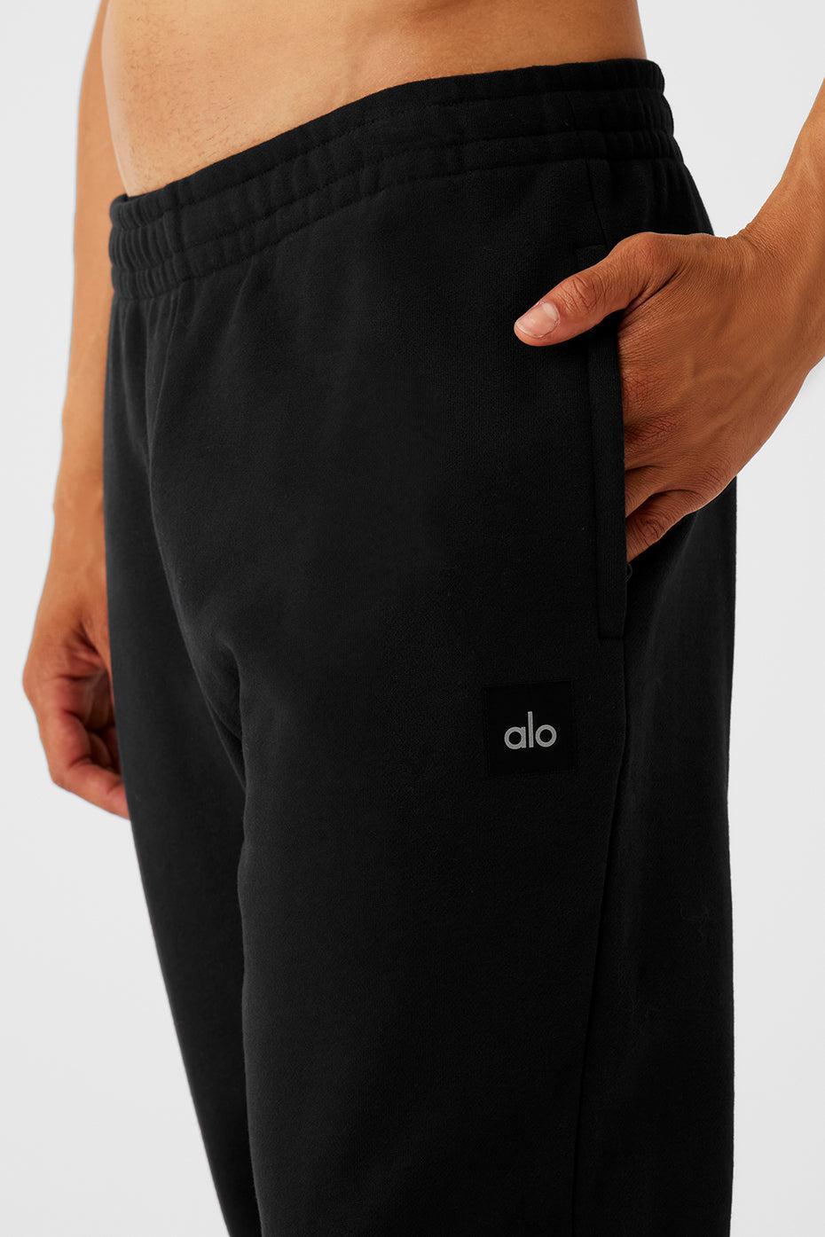 Cuffed Renown Heavy Weight Sweatpant - Black Product Image
