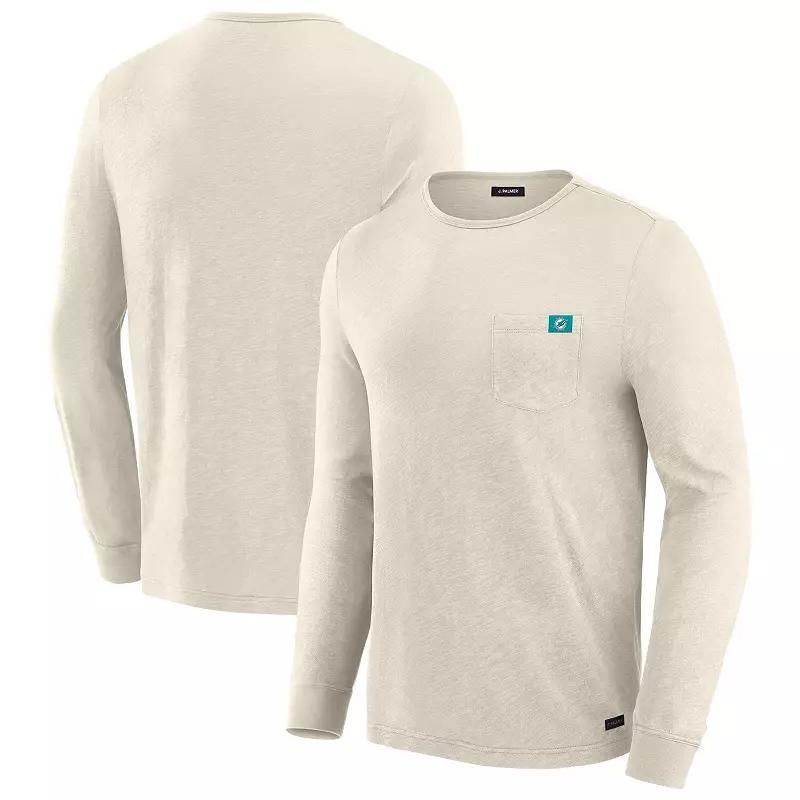 Men's J. Palmer White Miami Dolphins In-The-Pocket Long Sleeve T-Shirt, Size: Large Product Image