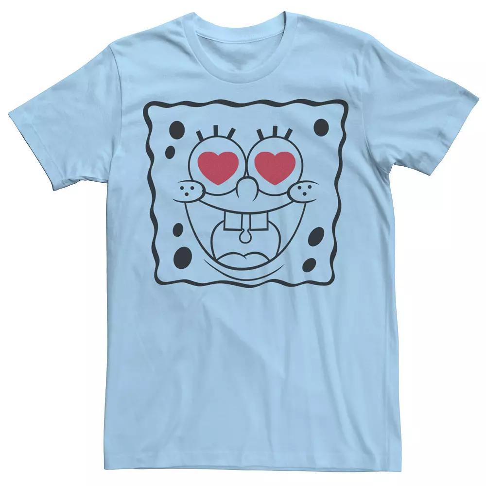Men's Nickelodeon SpongeBob SquarePants Heart Eyes Graphic Tee, Size: XXL, Light Blue Product Image