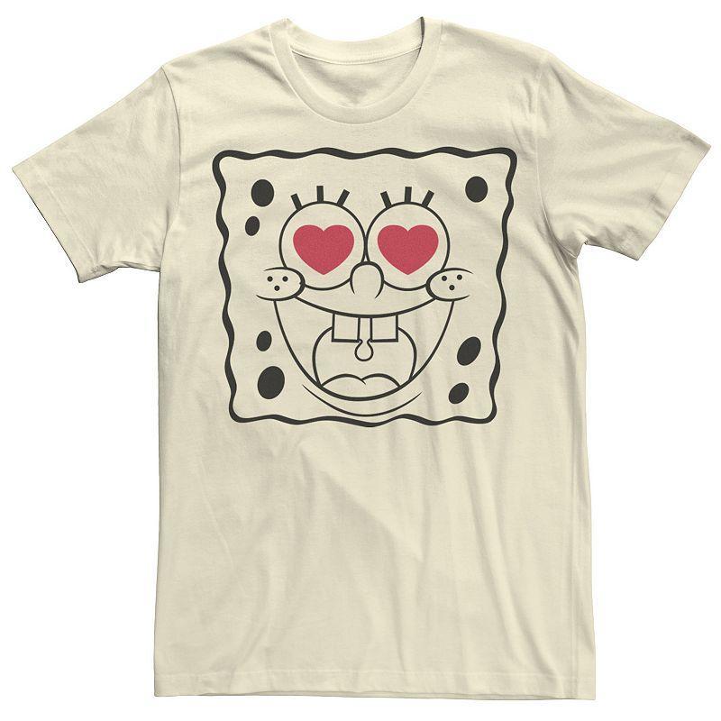 Men's Nickelodeon SpongeBob SquarePants Heart Eyes Graphic Tee, Size: XXL, Light Blue Product Image