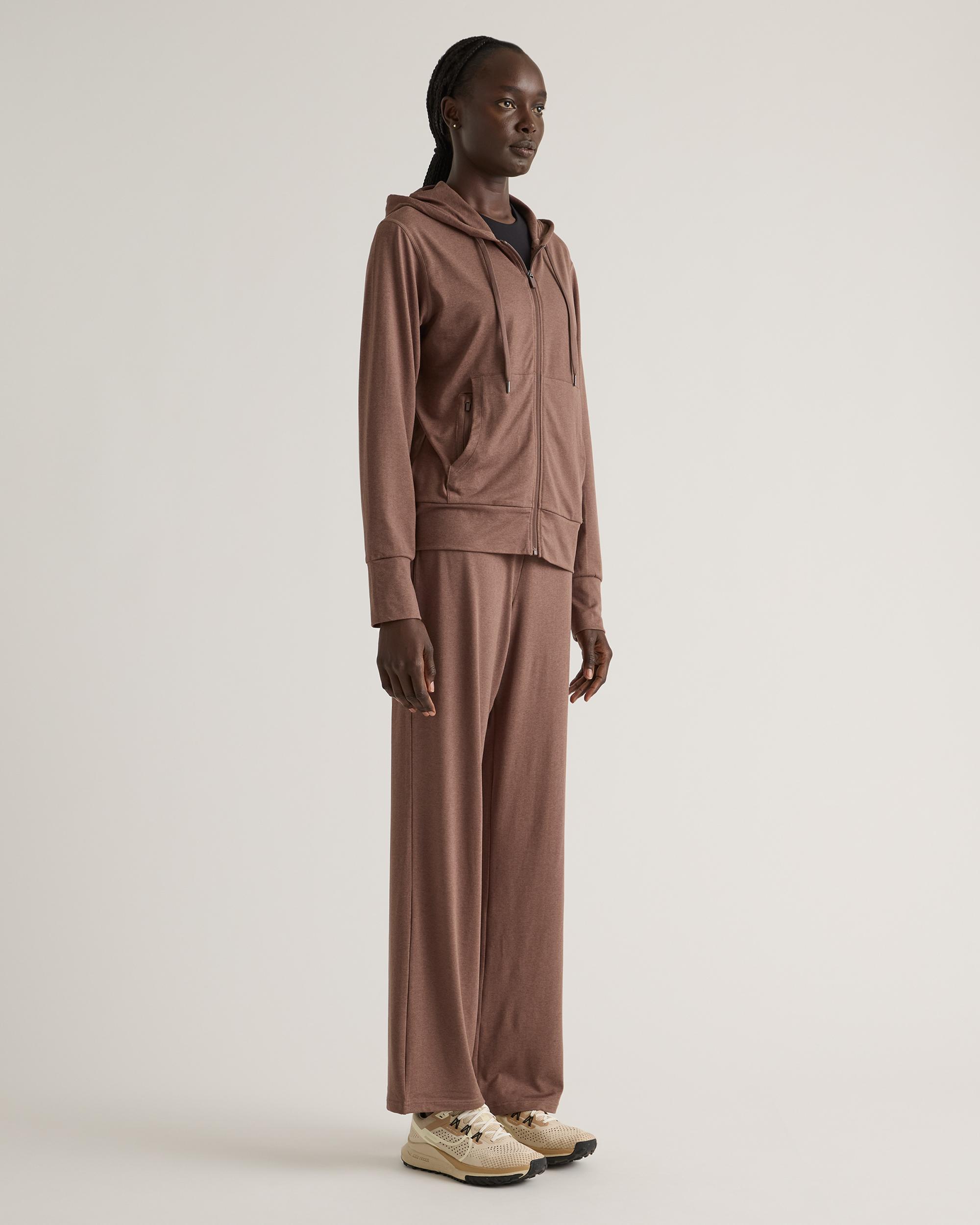 Quince | Women's Flowknit Full Zip Hoodie Size XL, Recycled Polyester Product Image