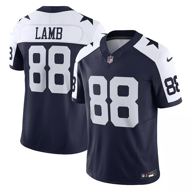Men's Nike CeeDee Lamb Navy Dallas Cowboys Vapor F.U.S.E. Limited Jersey, Size: Medium, Blue Product Image