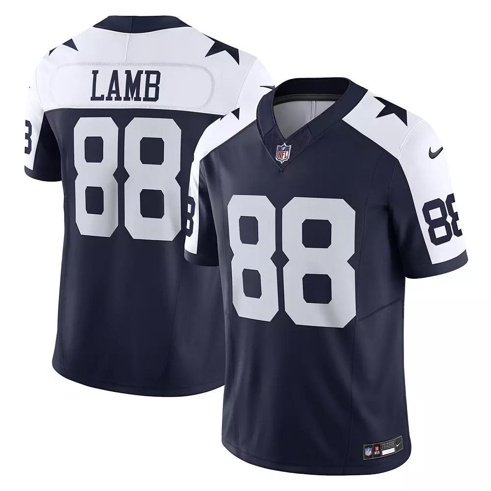 Men's Nike CeeDee Lamb Navy Dallas Cowboys Vapor F.U.S.E. Limited Jersey, Size: Medium, Blue Product Image