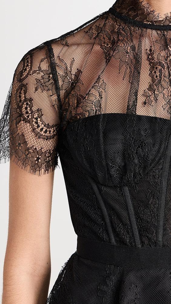 SIMKHAI Kehlani Lace Bustier Top | Shopbop Product Image