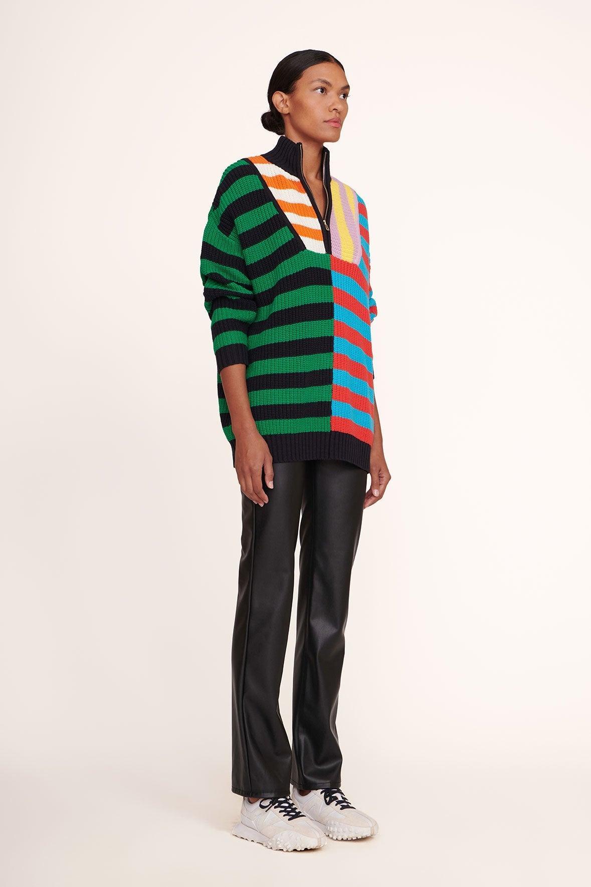 HAMPTON SWEATER | CABANA STRIPE MULTI Product Image