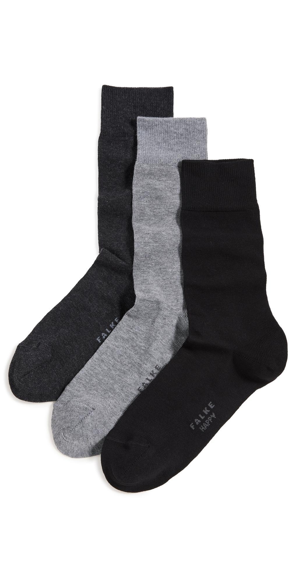 Falke Happy Crew Socks 3 Pack Product Image