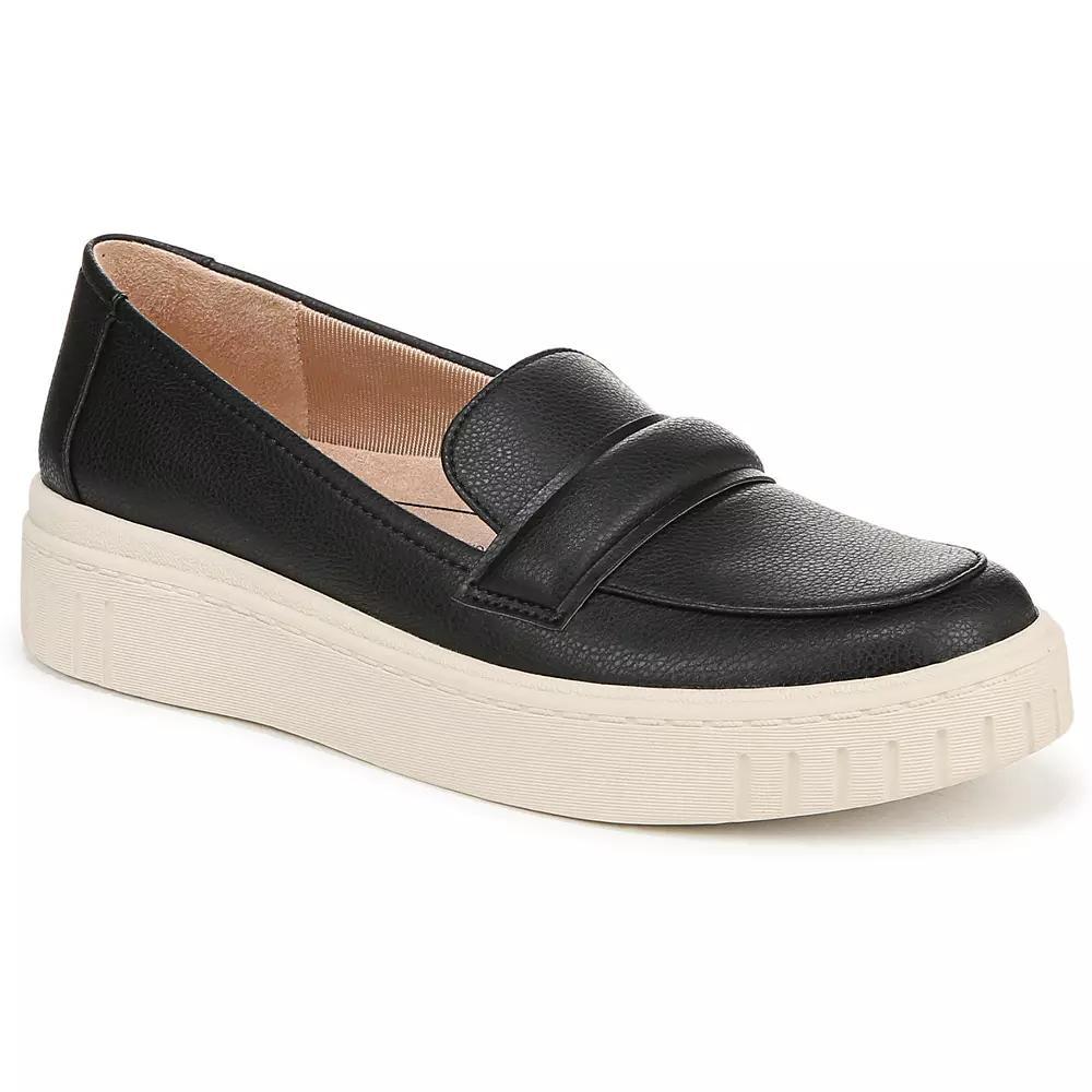 LifeStride Geneva Women's Wedge Loafers, Size: 11 Wide, Black Product Image