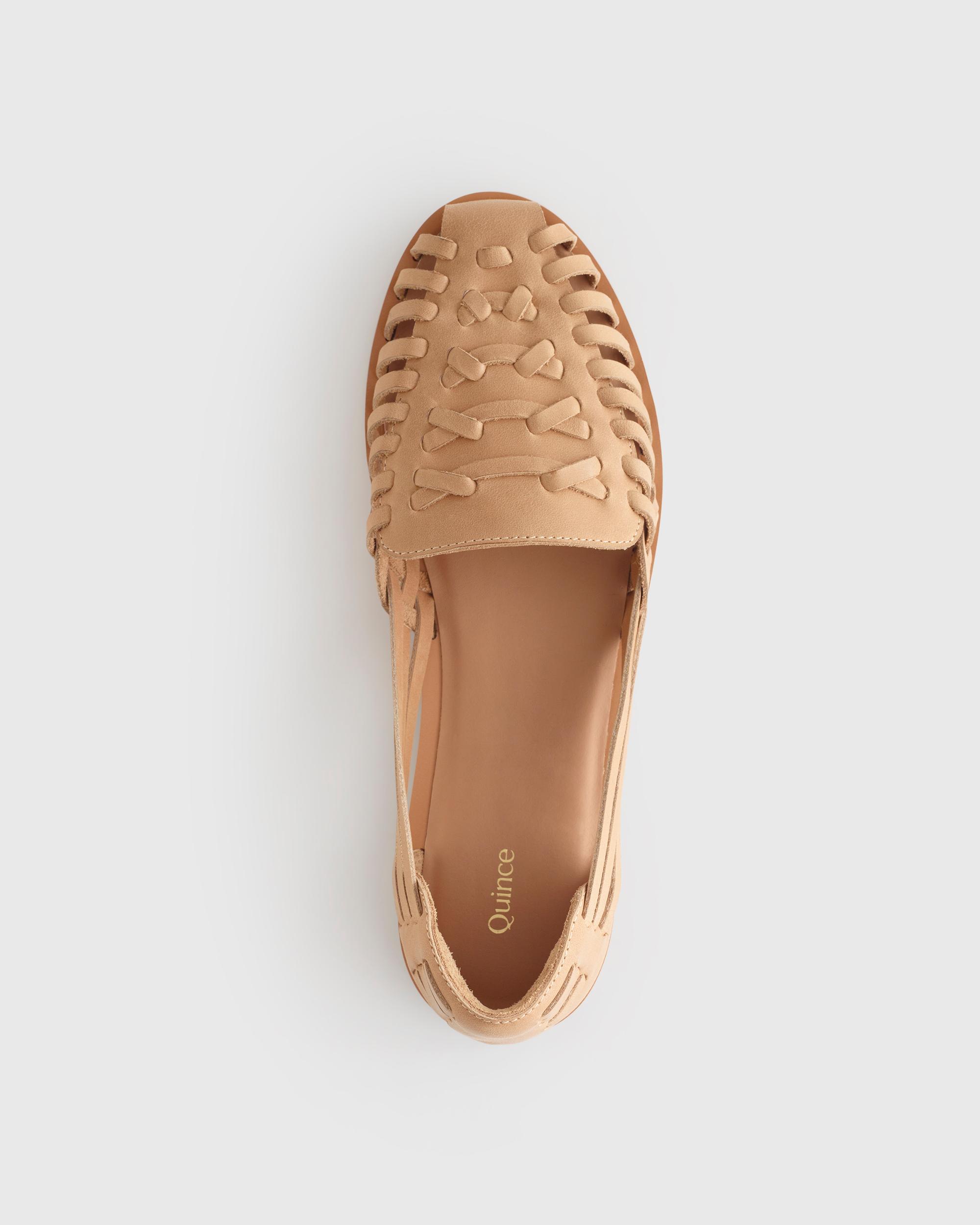 Quince | Women's Huarache Flat Leather Product Image