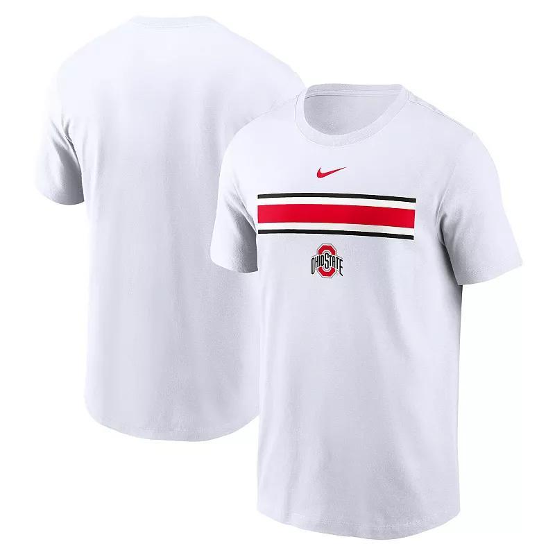 Ohio State Buckeyes Campus Pattern Nike Men's College T-Shirt Product Image