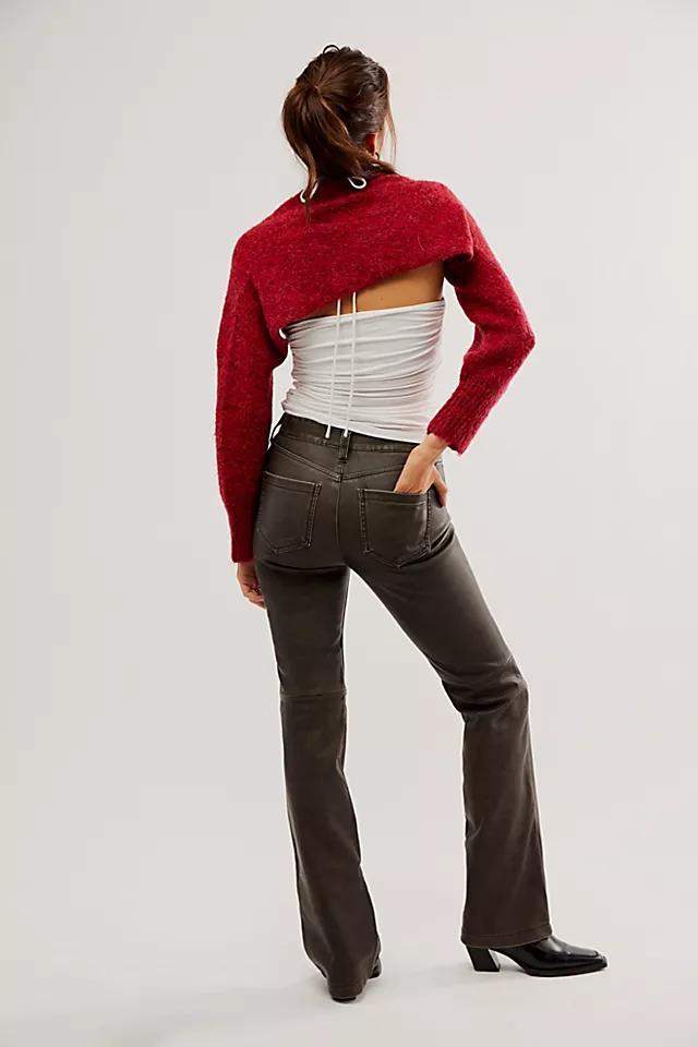 Seam Detail Vegan Pants Product Image