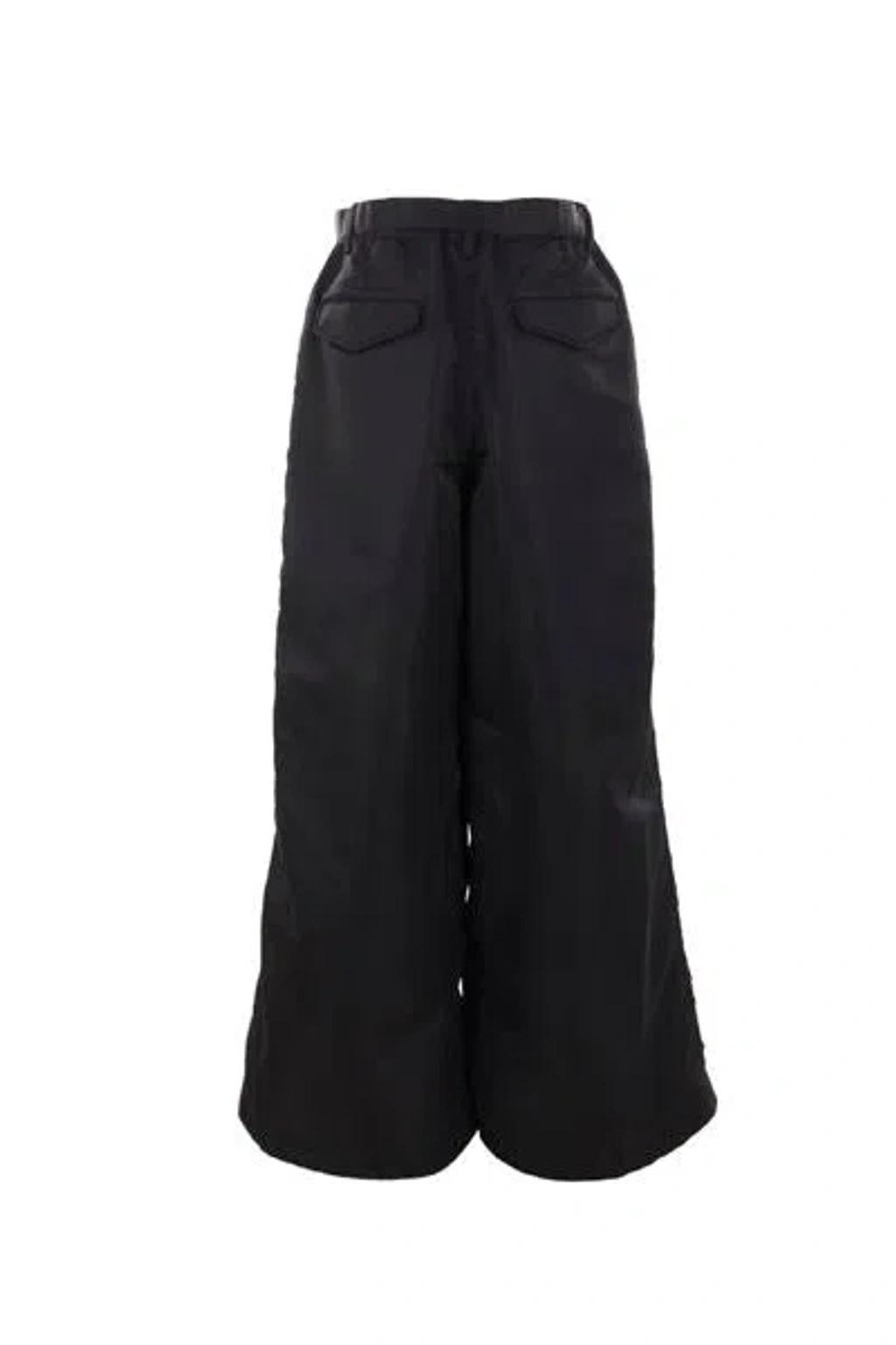 SACAI Nylon Twill Pants In Black Product Image
