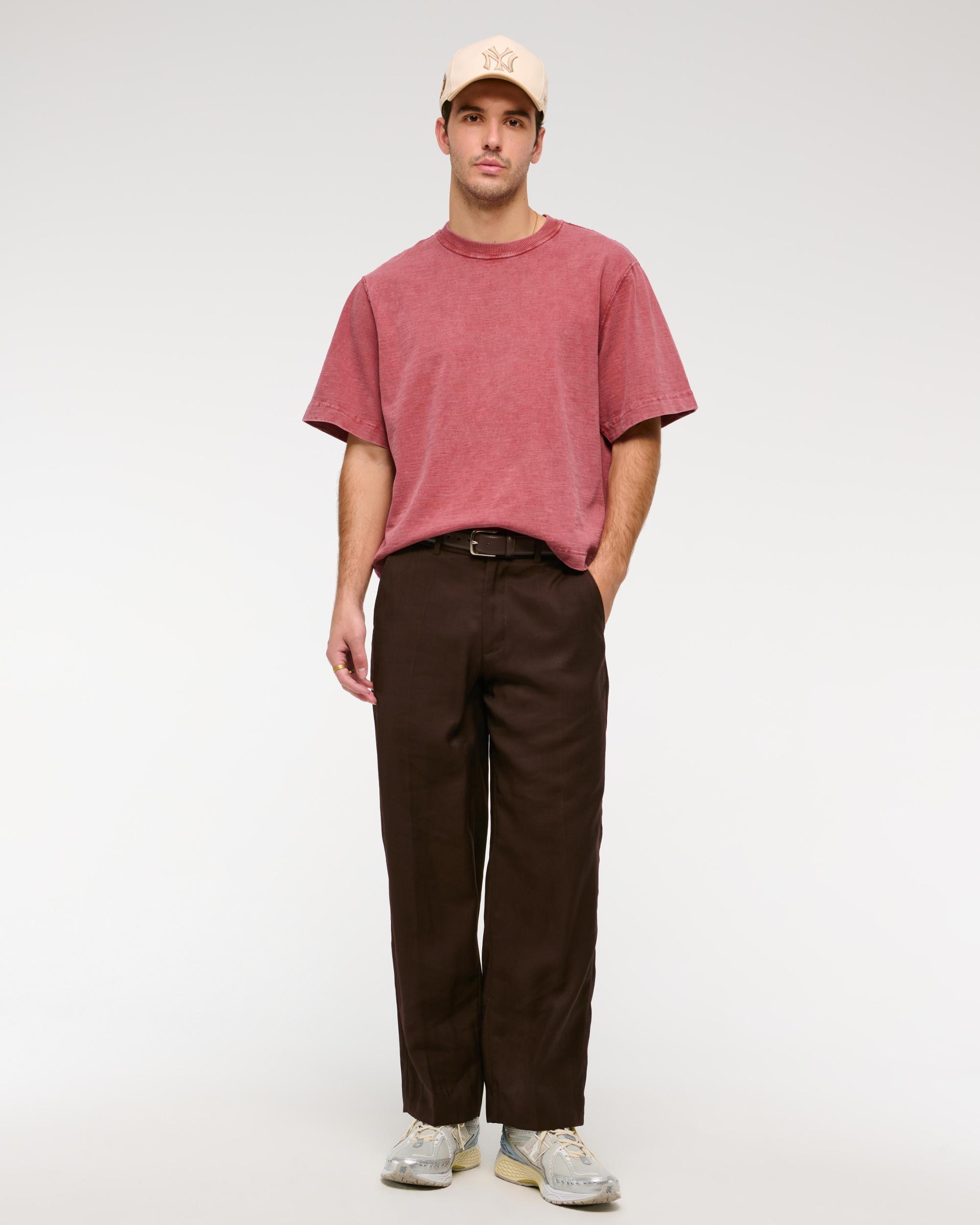 Premium Heavyweight Slub Cropped Tee Product Image