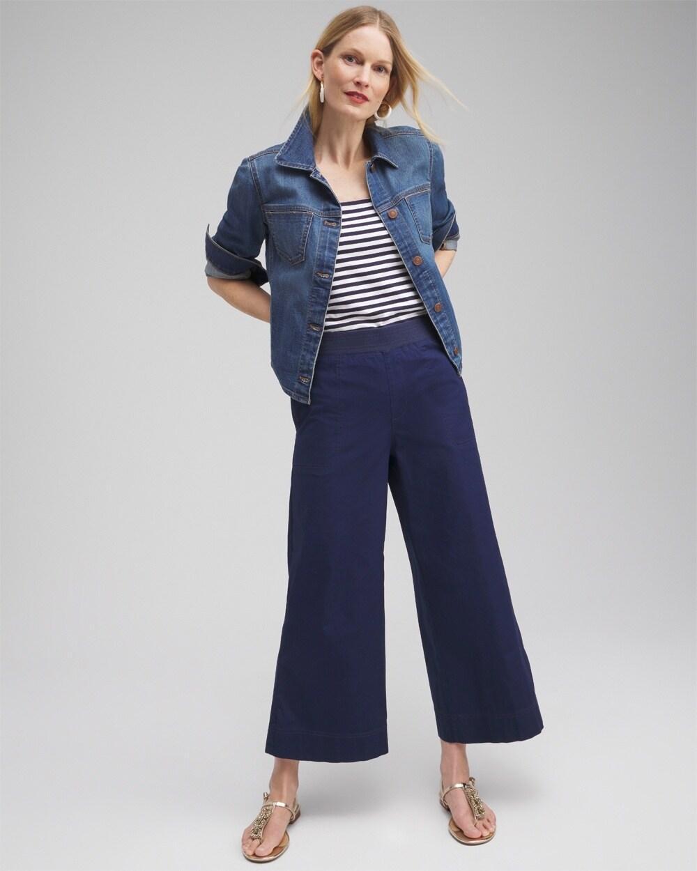 Poplin Culotte Pants Product Image