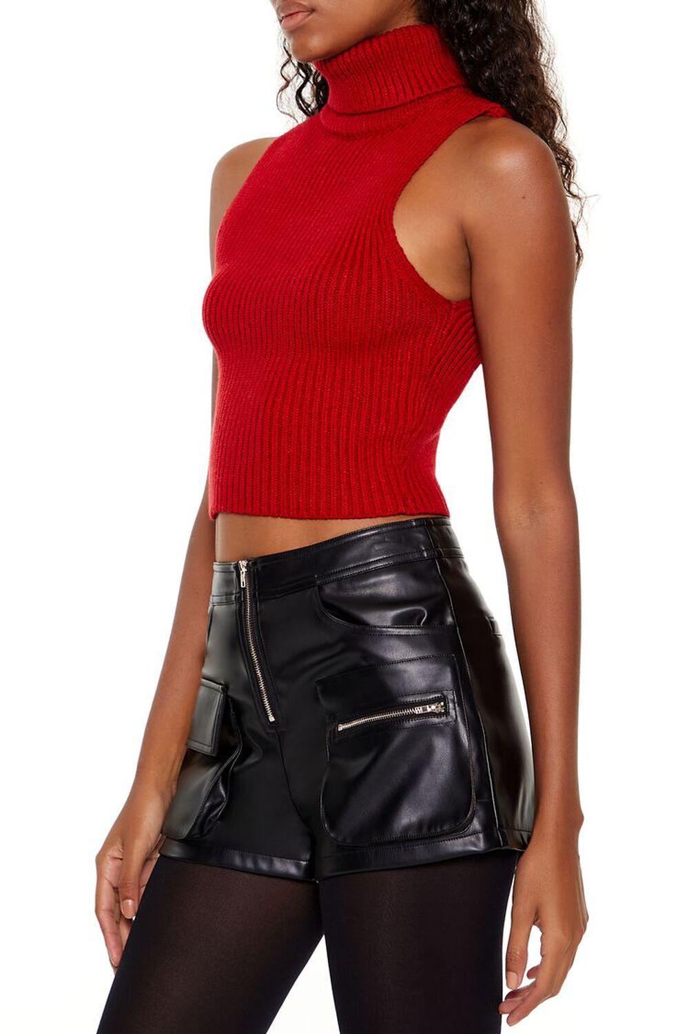 Turtleneck Sweater-Knit Tank Top | Forever 21 Product Image