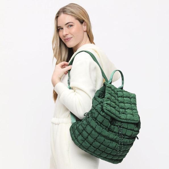 Quilted Puffer Nylon Backpack Product Image