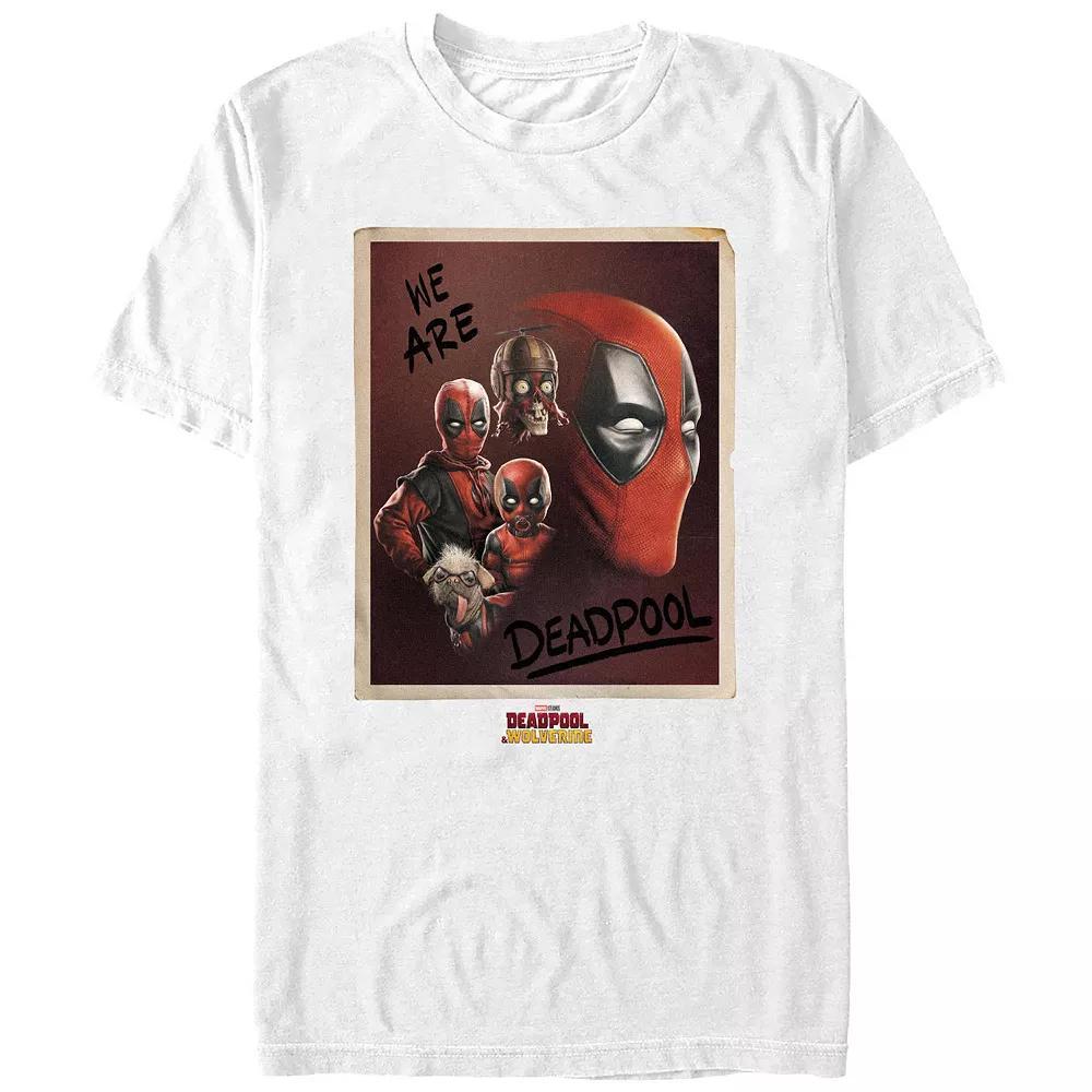 Men's Marvel Deadpool And Wolverine We Are Deadpool Photo Graphic Tee, Size: Small, White Product Image