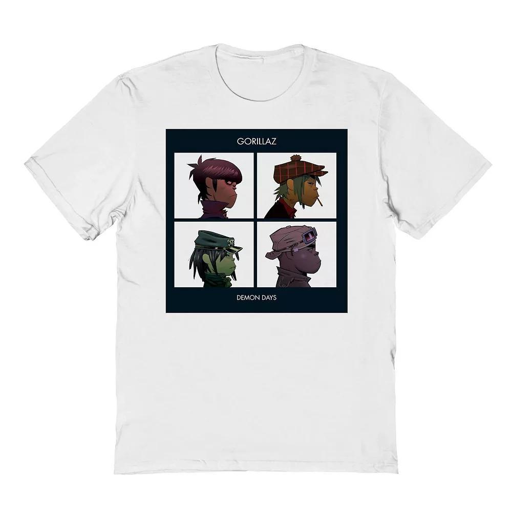 Men's GORILLAZ Demon Days Graphic Tee, Size: XXL, White Product Image