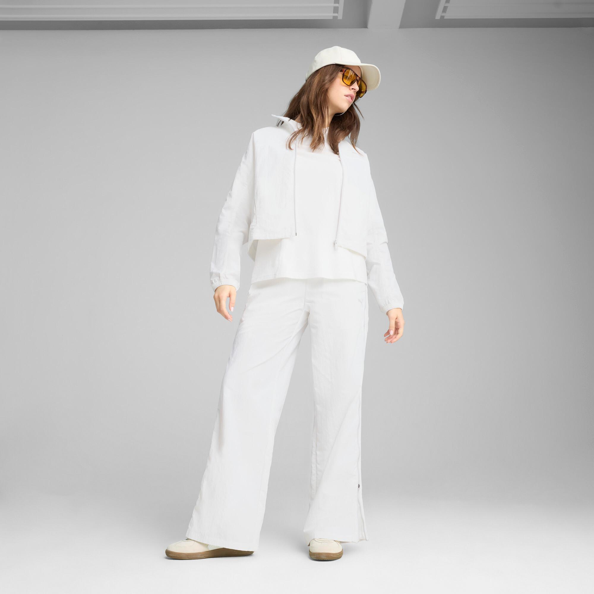 DARE TO Women's Oversized Full-Zip Woven Jacket Product Image