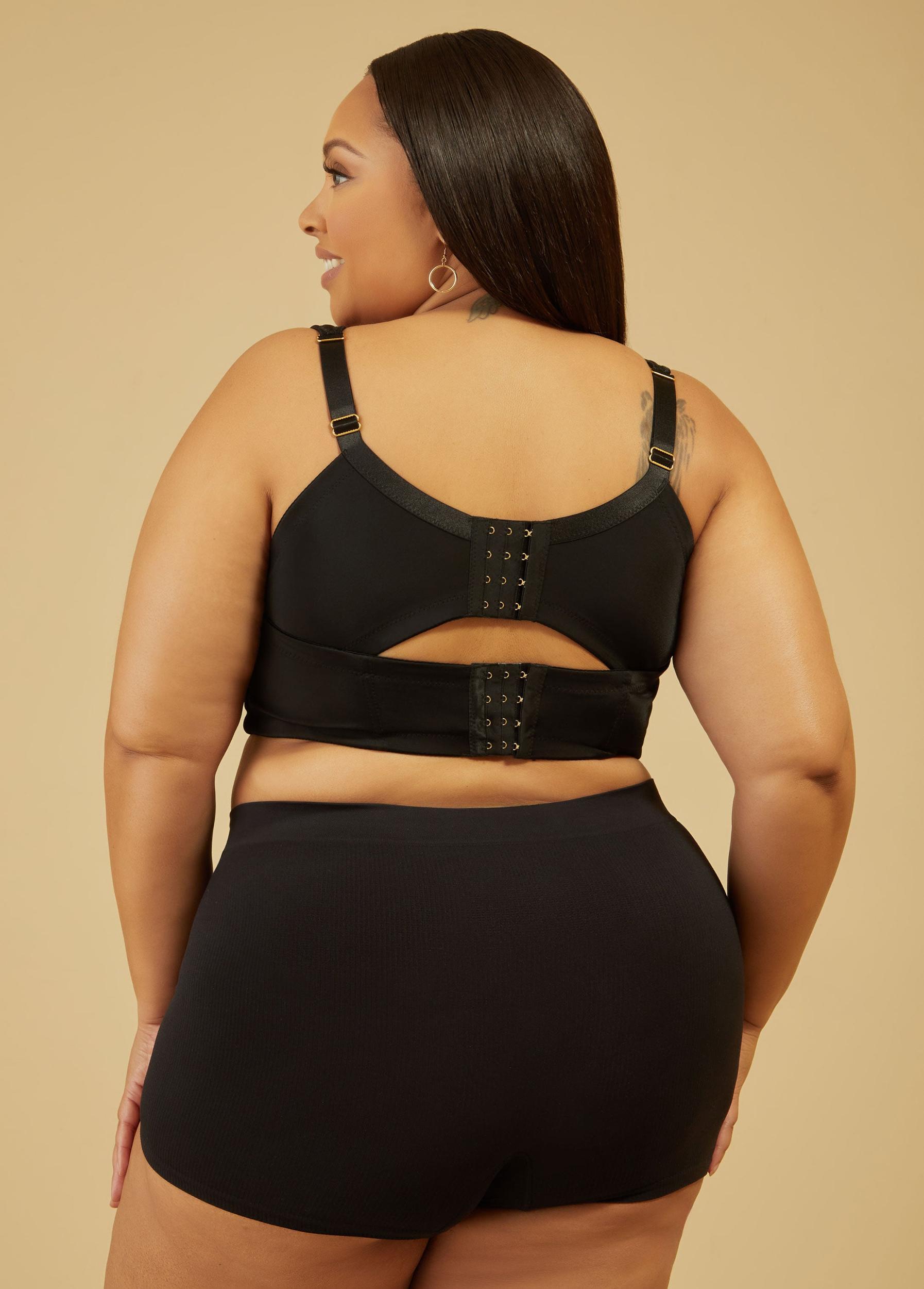 Plus Size Seamless Ribbed Boyshort Ashley Stewart Product Image