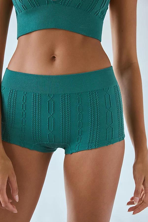 Out From Under Game Set Match Cable Seamless Knit Boyshort Womens at Urban Outfitters Product Image