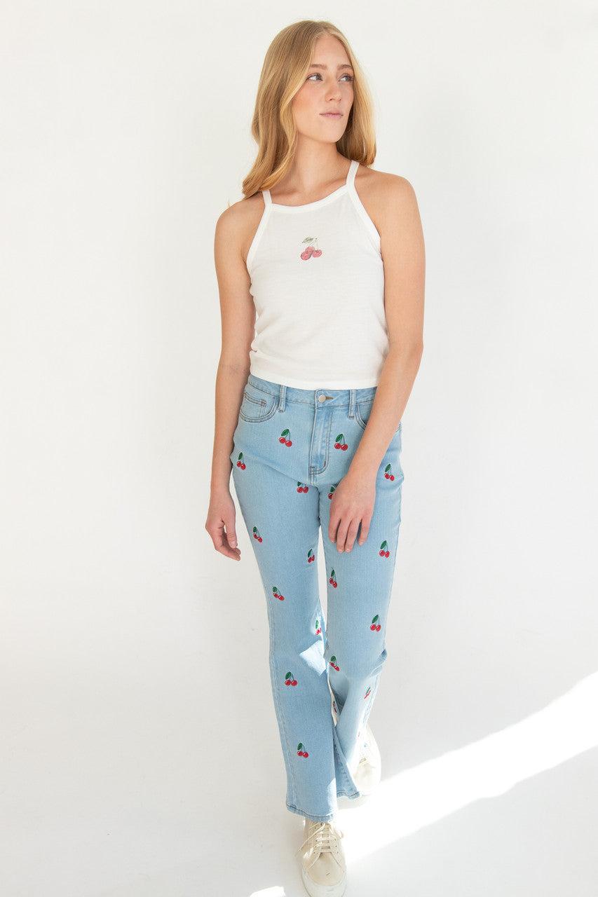 Cherry Halter Tank Product Image