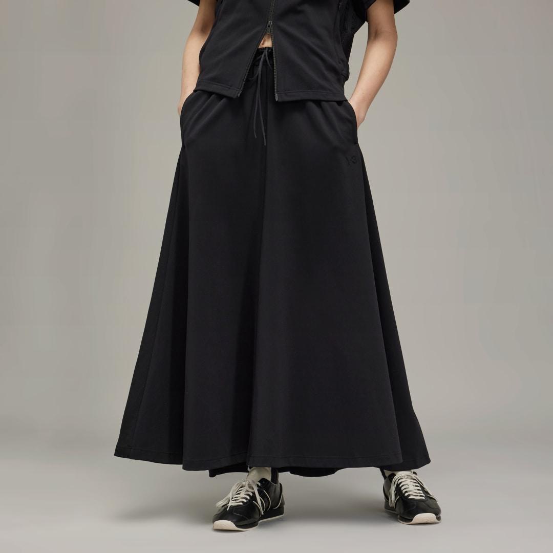 adidas Y-3 3-Stripes Track Skirt Black XS Womens Product Image