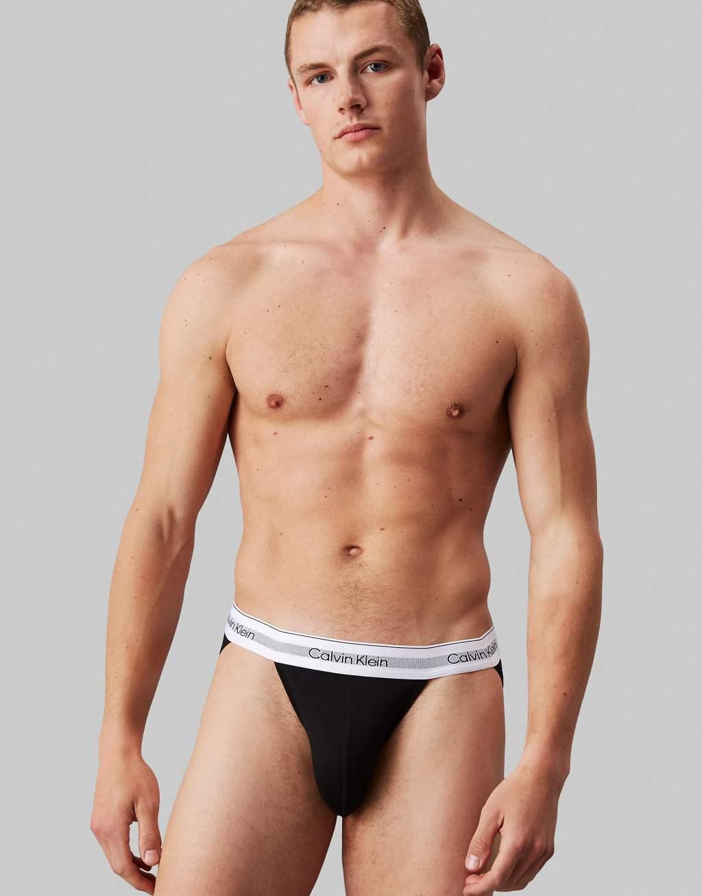 Calvin Klein Modern Air active 3 pack sport brief in black/navy/gray Product Image