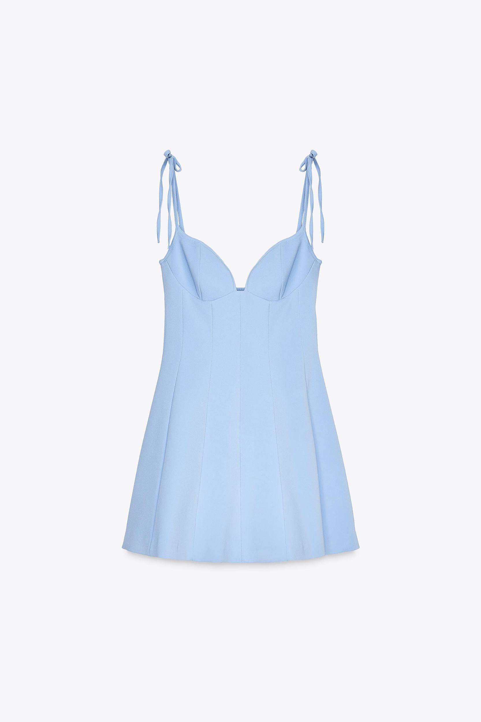 BOW DETAIL SHORT DRESS Product Image