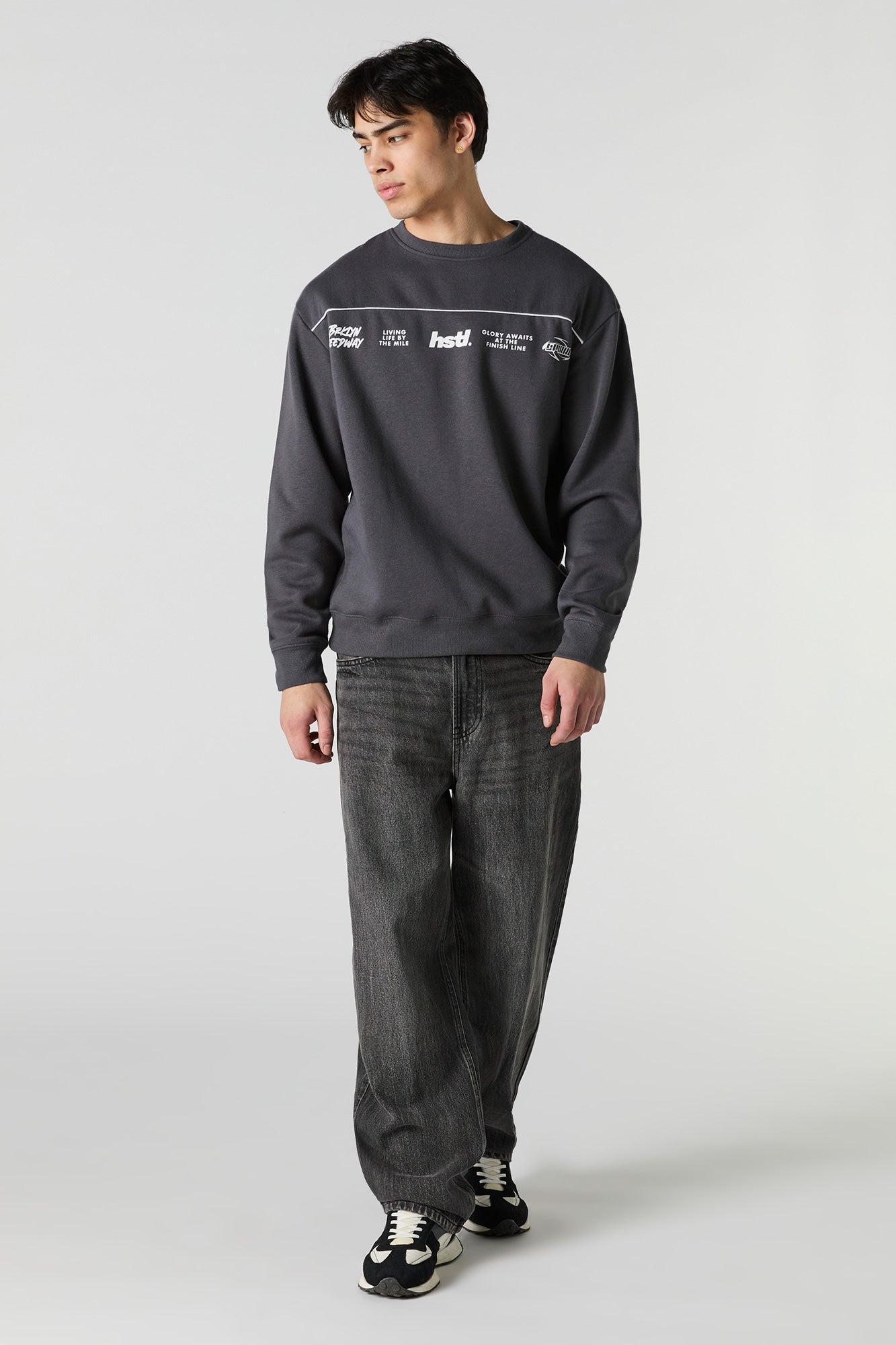 Brooklyn Speedway Embroidered Fleece Sweatshirt Male Product Image