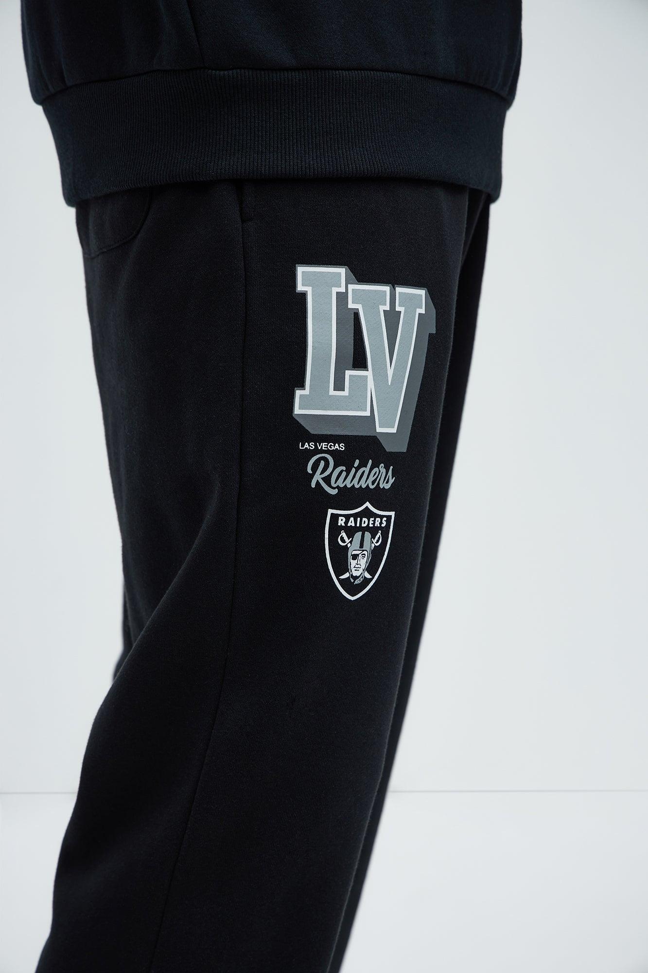 Raiders Bold Flare Sweatpants - Black Product Image