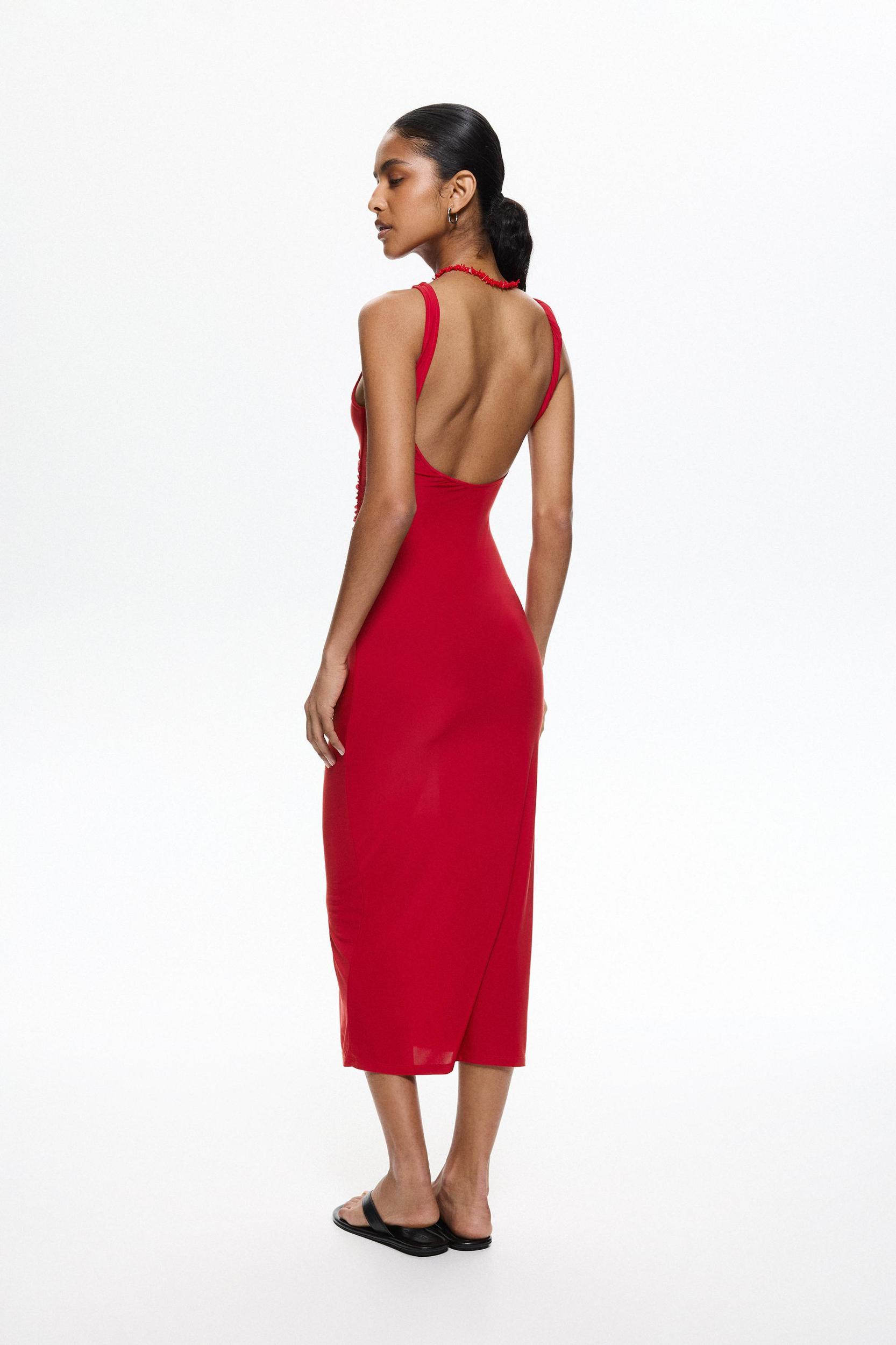 Fitted midi dress Product Image