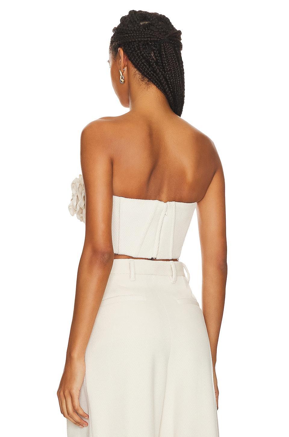 Bustier With Rose GIUSEPPE DI MORABITO Product Image