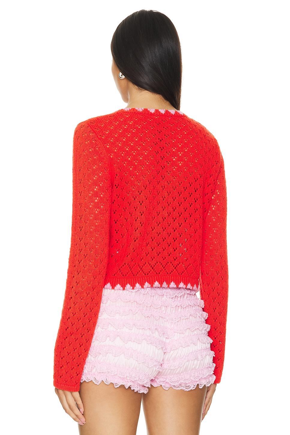 Carmel Pointelle Cardigan Kitri Product Image