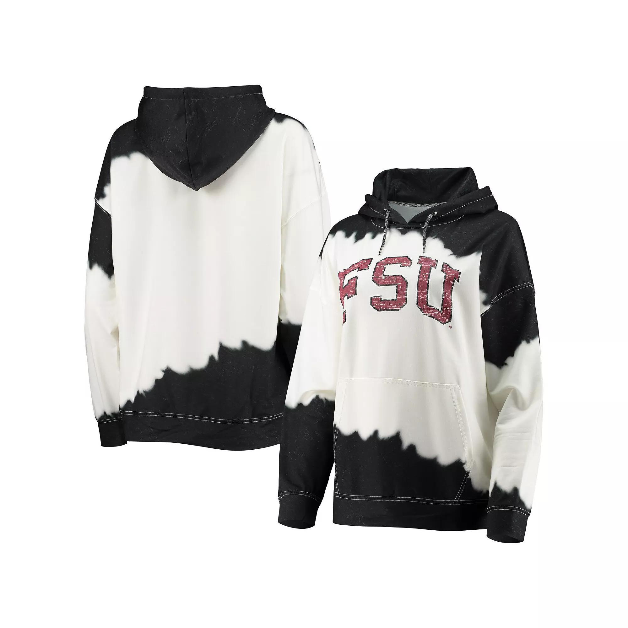Womens Gameday Couture /Black Florida State Seminoles For the Fun Double Dip-Dyed Pullover Hoodie Product Image