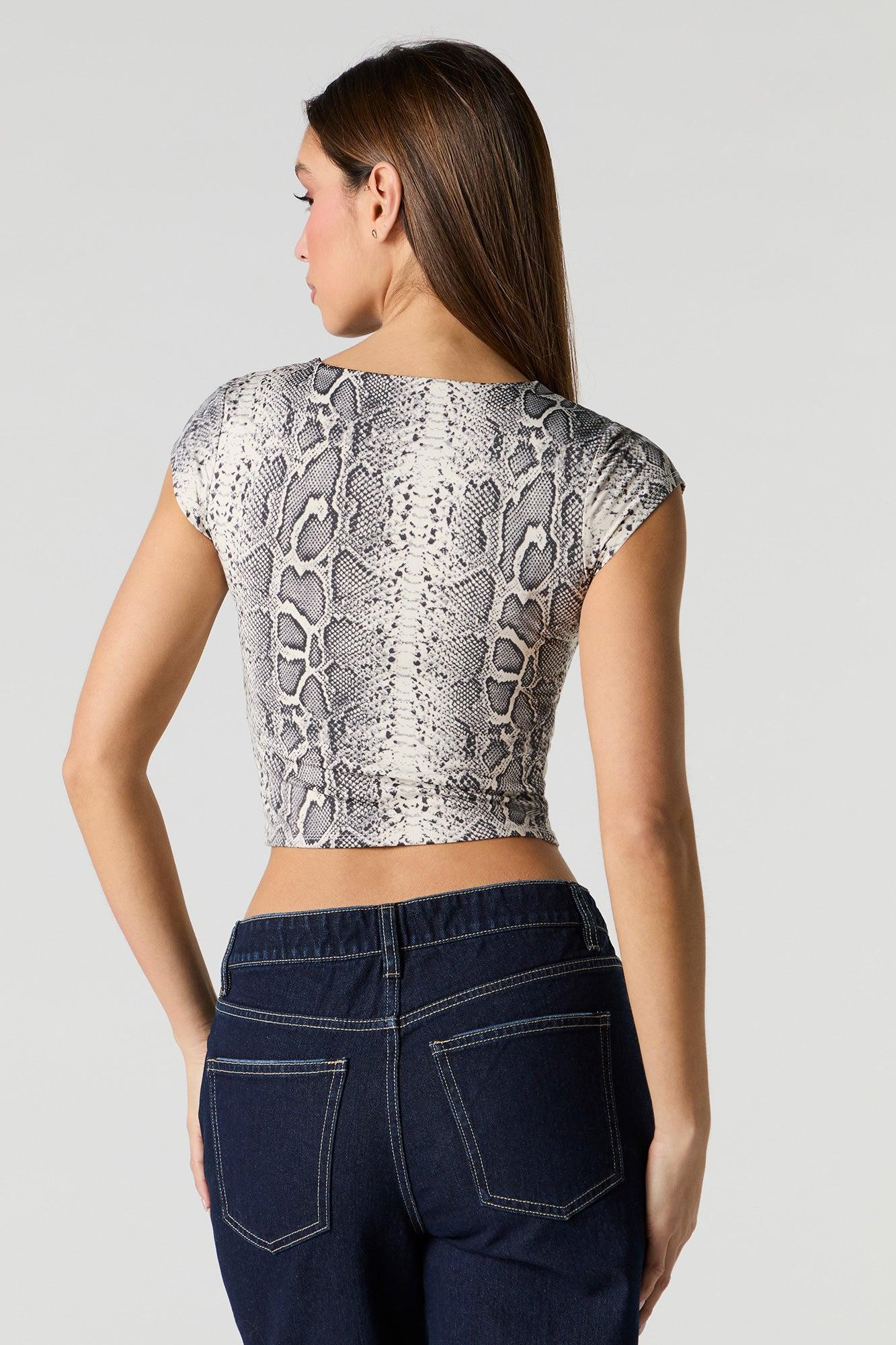 Contour Square Neck Cap Sleeve Top Female Product Image