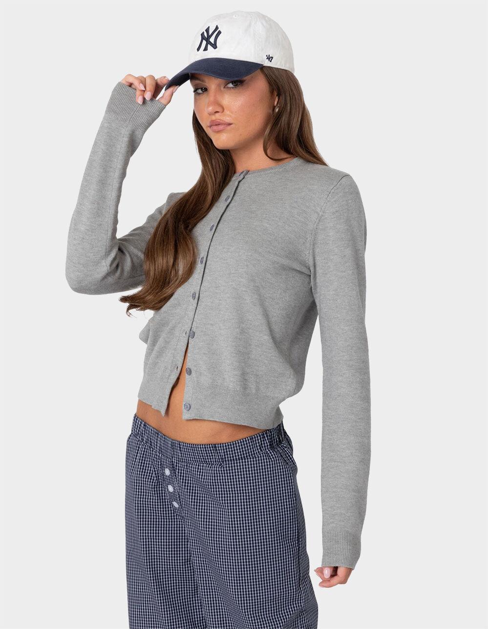 EDIKTED Shlo Knitted Cardigan - PINK Product Image