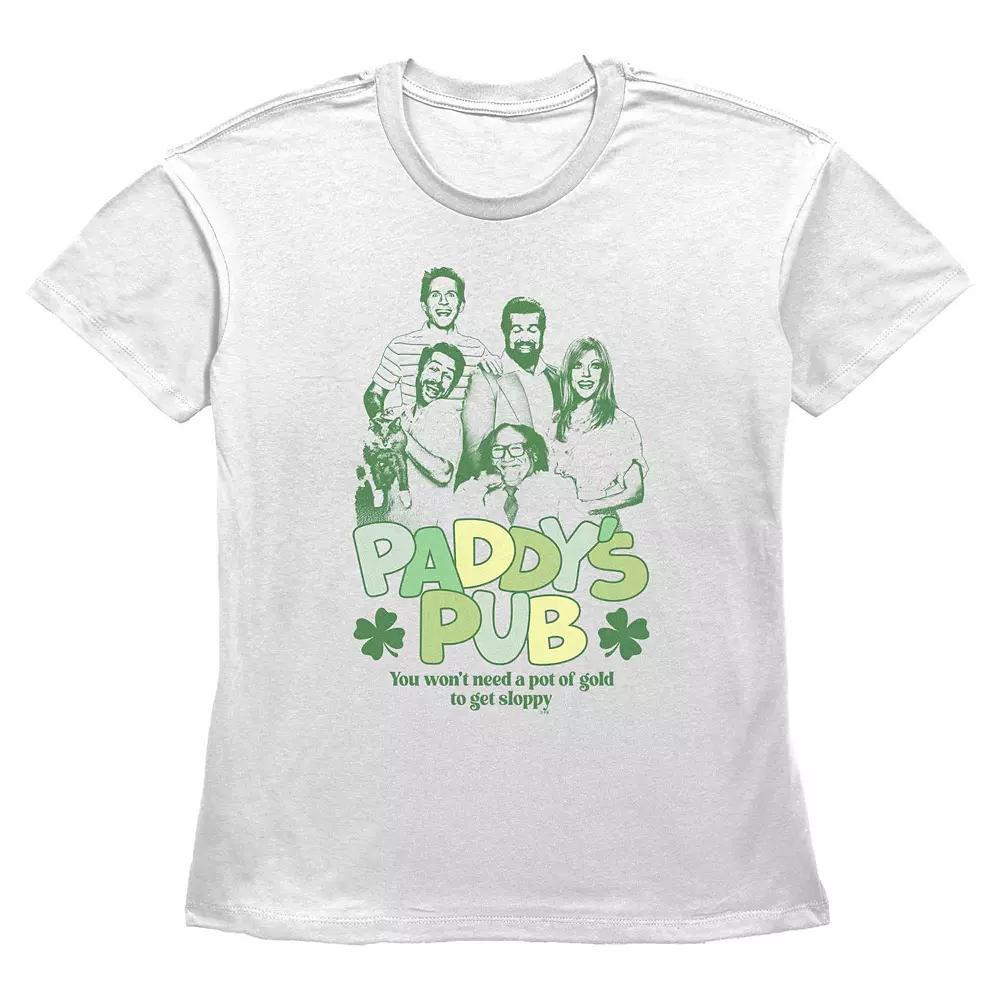 Women's It's Always Sunny In Philadelphia Paddy's Pub Graphic Tee, Size: XS, White Product Image