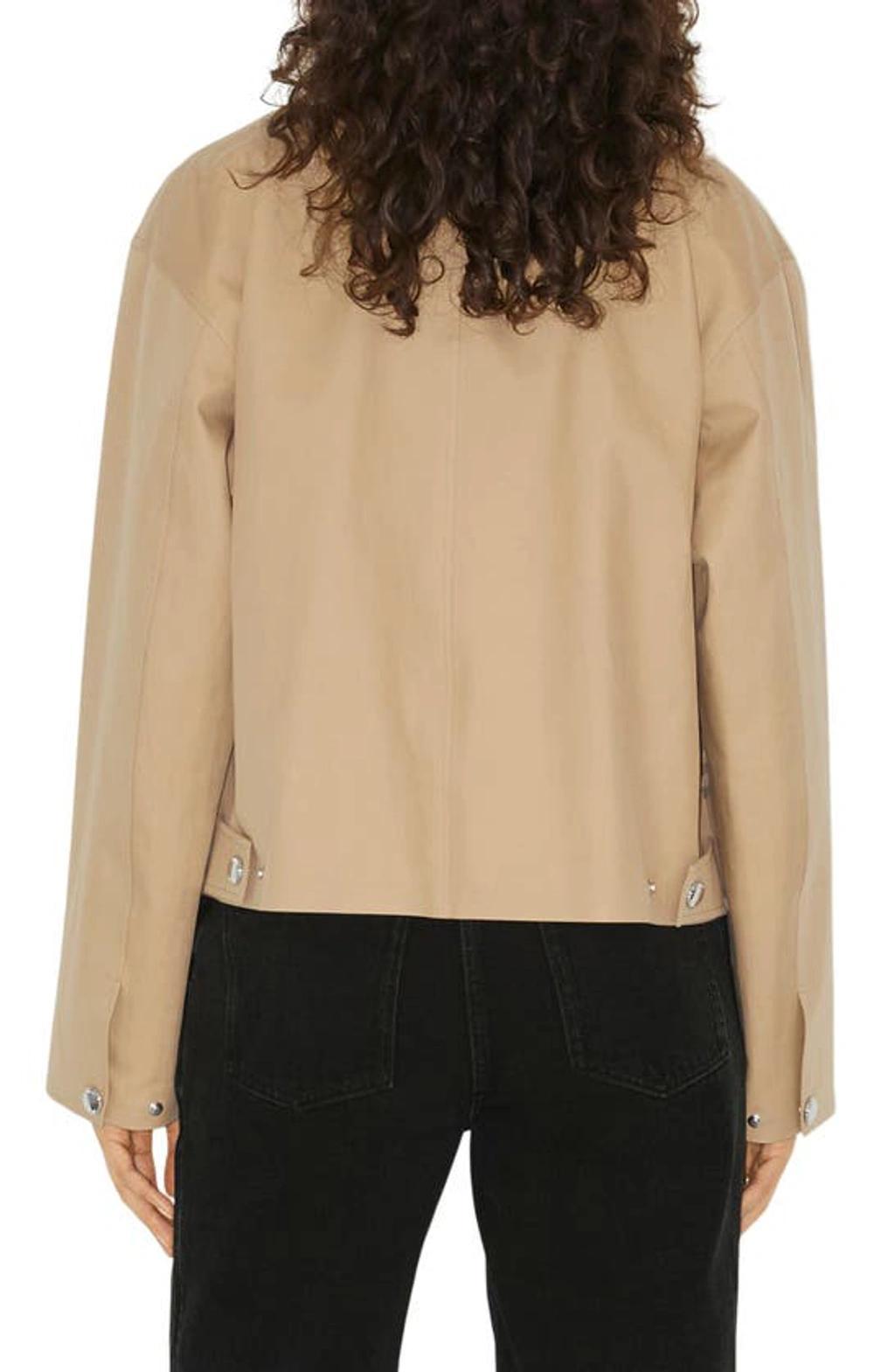 BURBERRY Hawkley Check Collared Shirt In Honey Product Image