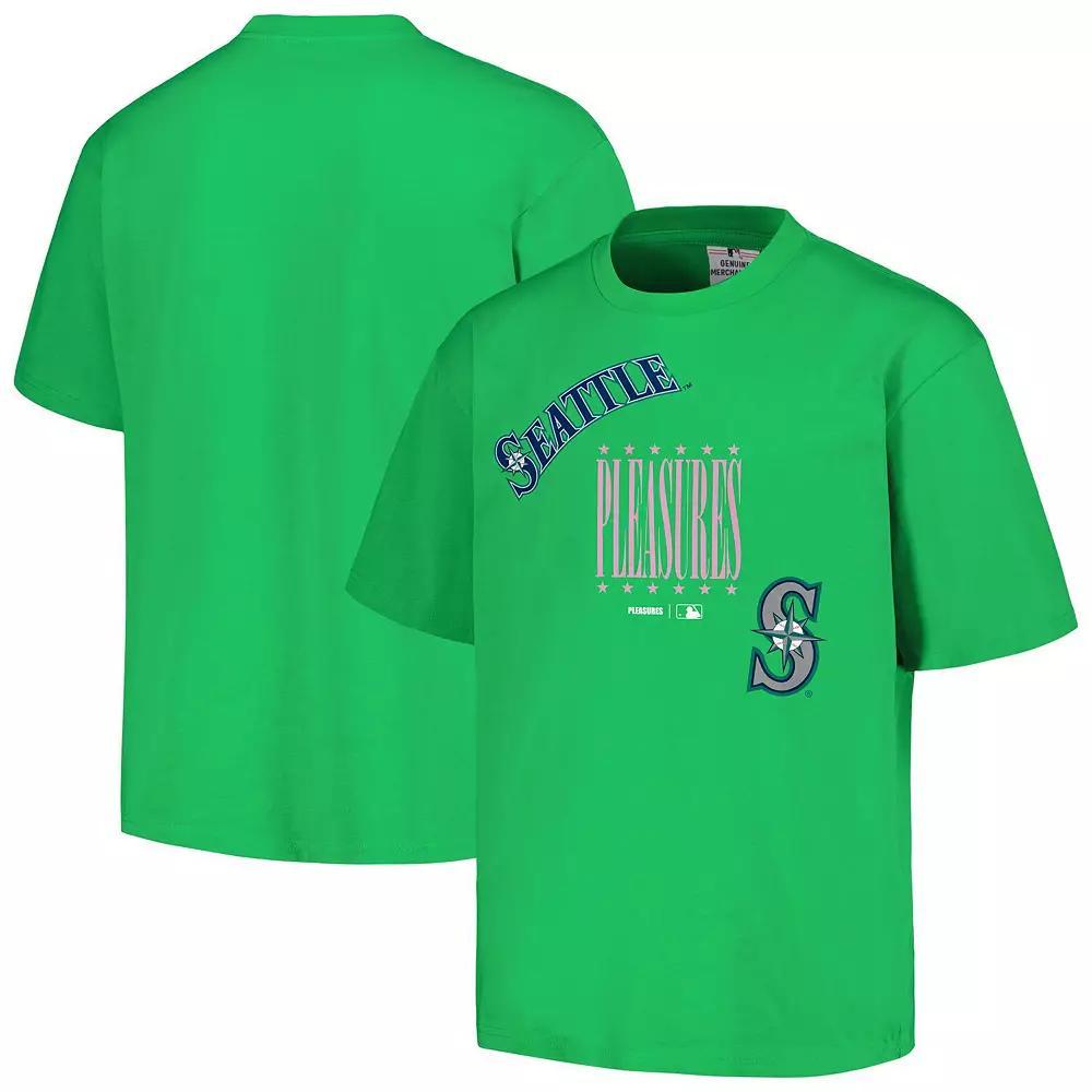 Mens PLEASURES Seattle Mariners Repurpose T-Shirt Product Image