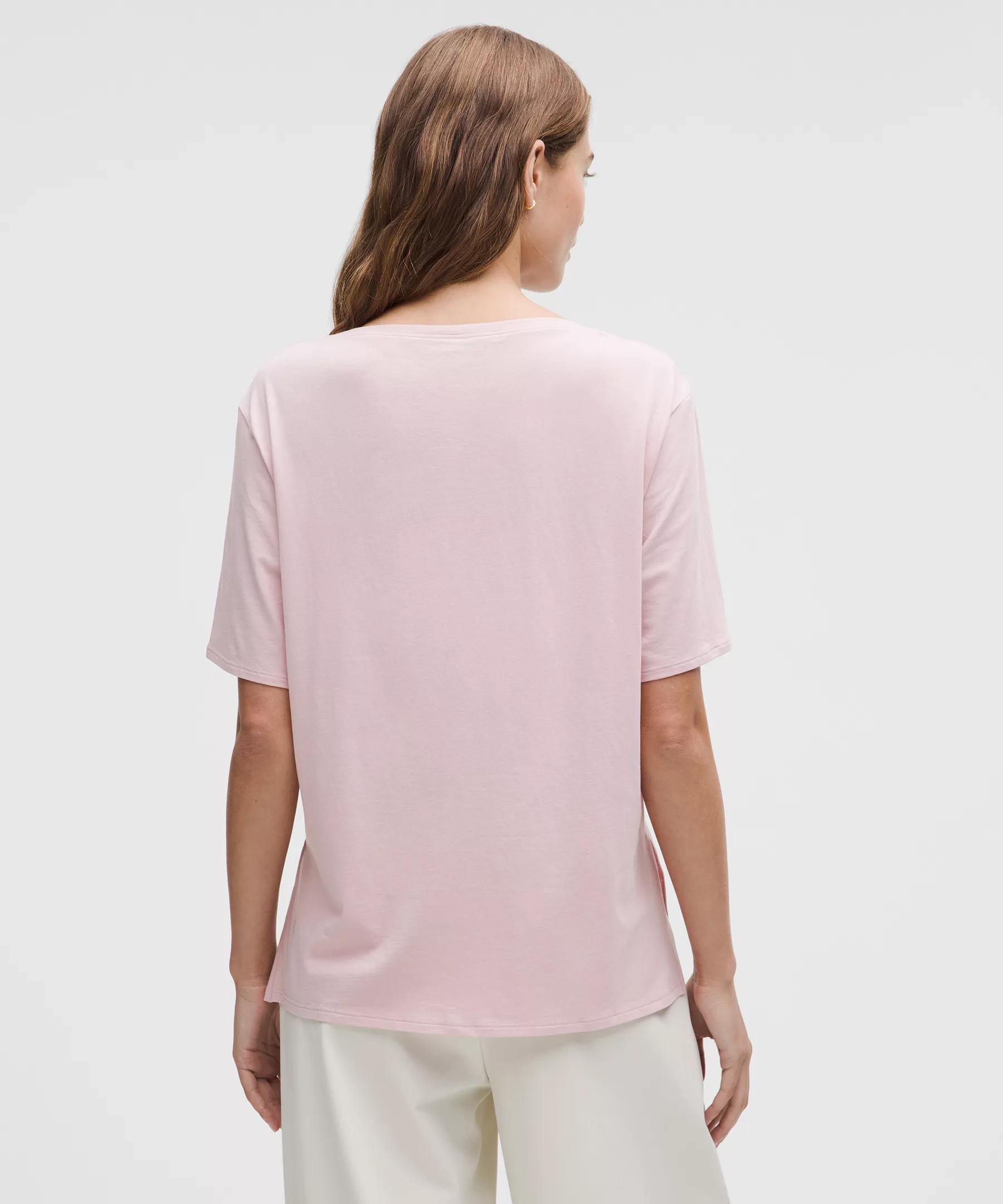 Relaxed-Fit Boatneck T-Shirt Product Image