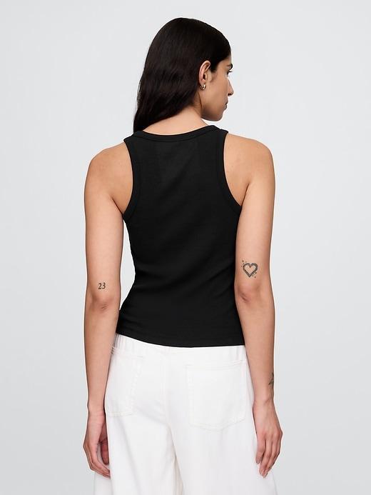 Modern Rib Logo Halter Top Product Image