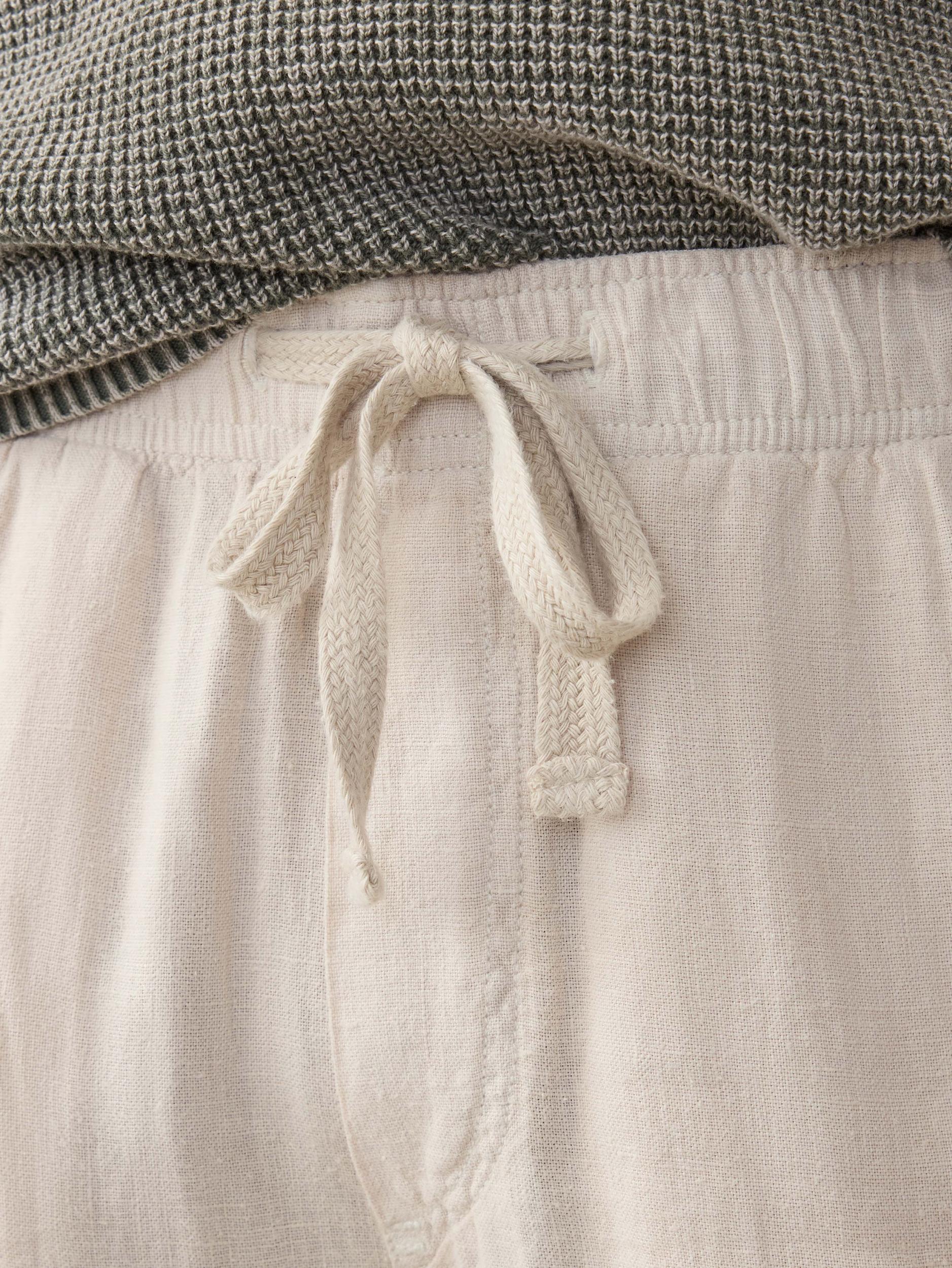 Linen Drawstring Pant - Weathered Sand Male Product Image