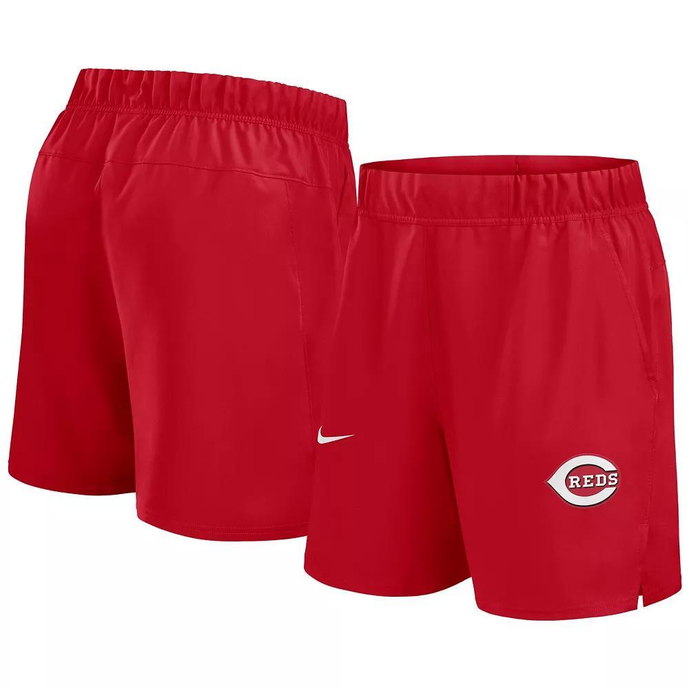 Men's Nike Red Los Angeles Angels Woven Victory Performance Shorts, Size: Medium Product Image