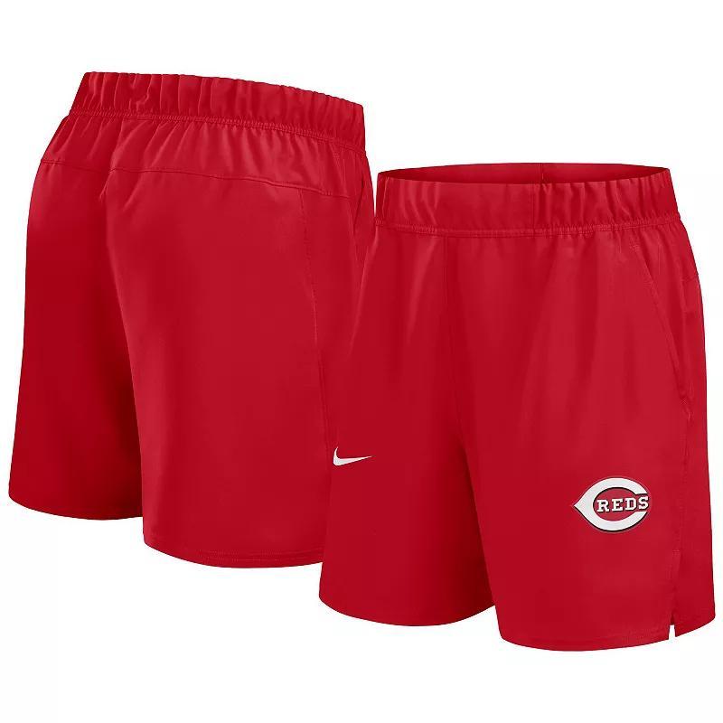 Men's Nike Red Los Angeles Angels Woven Victory Performance Shorts, Size: Medium Product Image