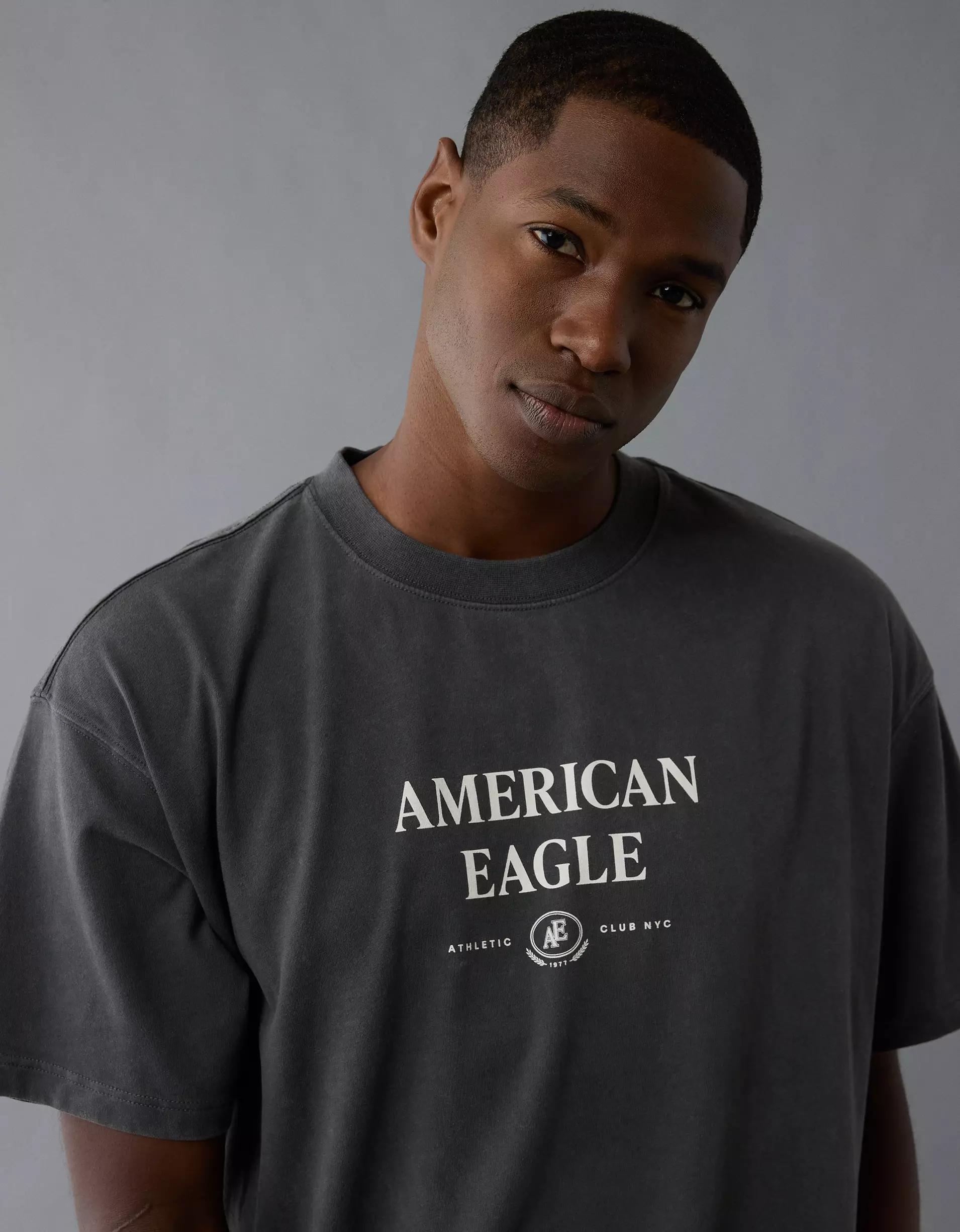 AE Boxy Logo Graphic T-Shirt Product Image